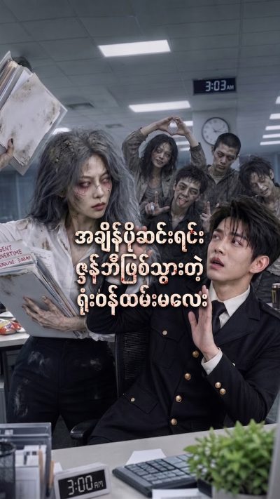 အချိန်ပိုဆင်းရင်း ဇွန်ဘီဖြစ်သွားတဲ့ ရုံးဝန်ထမ်းမလေး